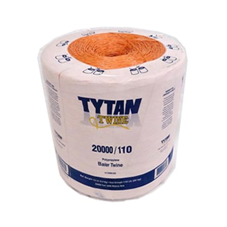 Tytan International PBT20110TOSTNBP 20,000 ft. Orange Baler Twine TY576835
